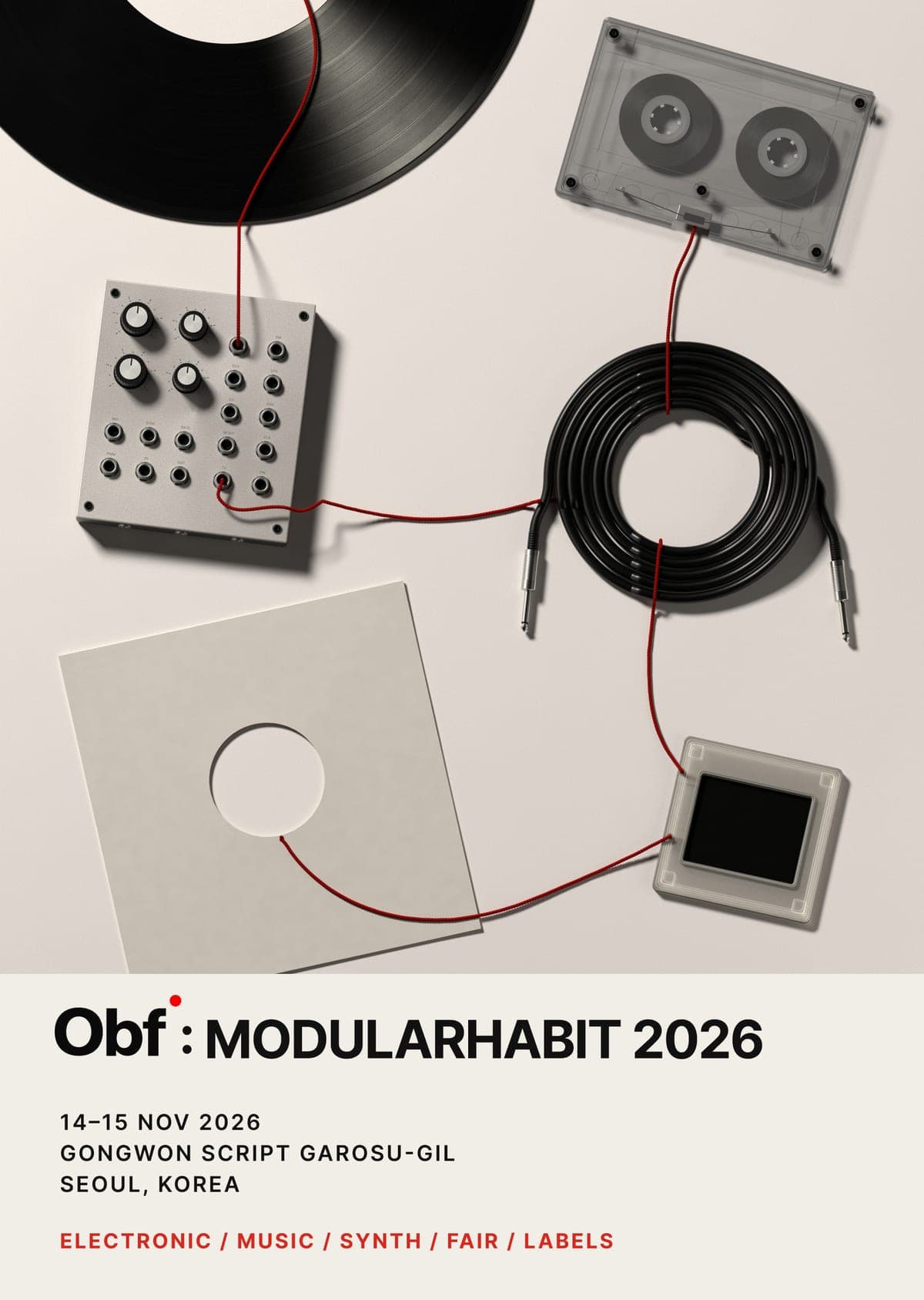 ポスター B · MODULARHABIT 2026